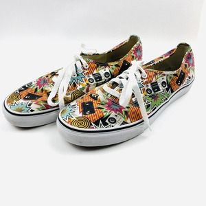 Vans Retro 80s VHS Cassette Boom Box Low Top Sneakers Men's 11.5 Shoes Lace Up